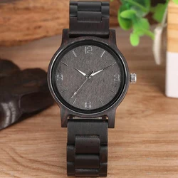 Sustainable wood men watch quartz movt brand luxury relogio masculino current relojes hombre