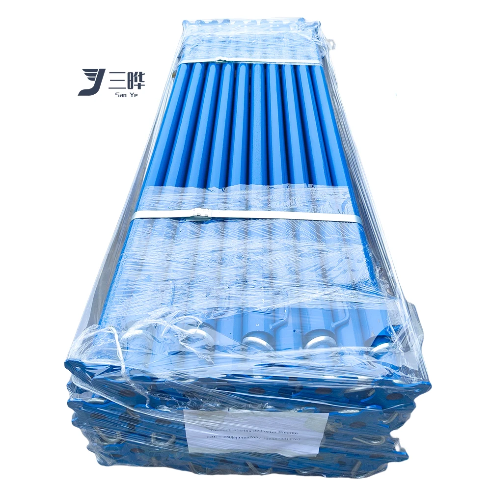 SANYE Powder Coated Shoring Jacks Acrow Adjustable Scaffolding Steel Metal Props For Construction