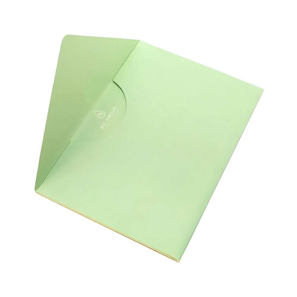 Custom logo print rigid packaging cardboard envelope