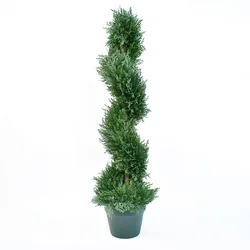 90 cm artificially trimmed spiral plant tree/cedar tree home garden artificial plant