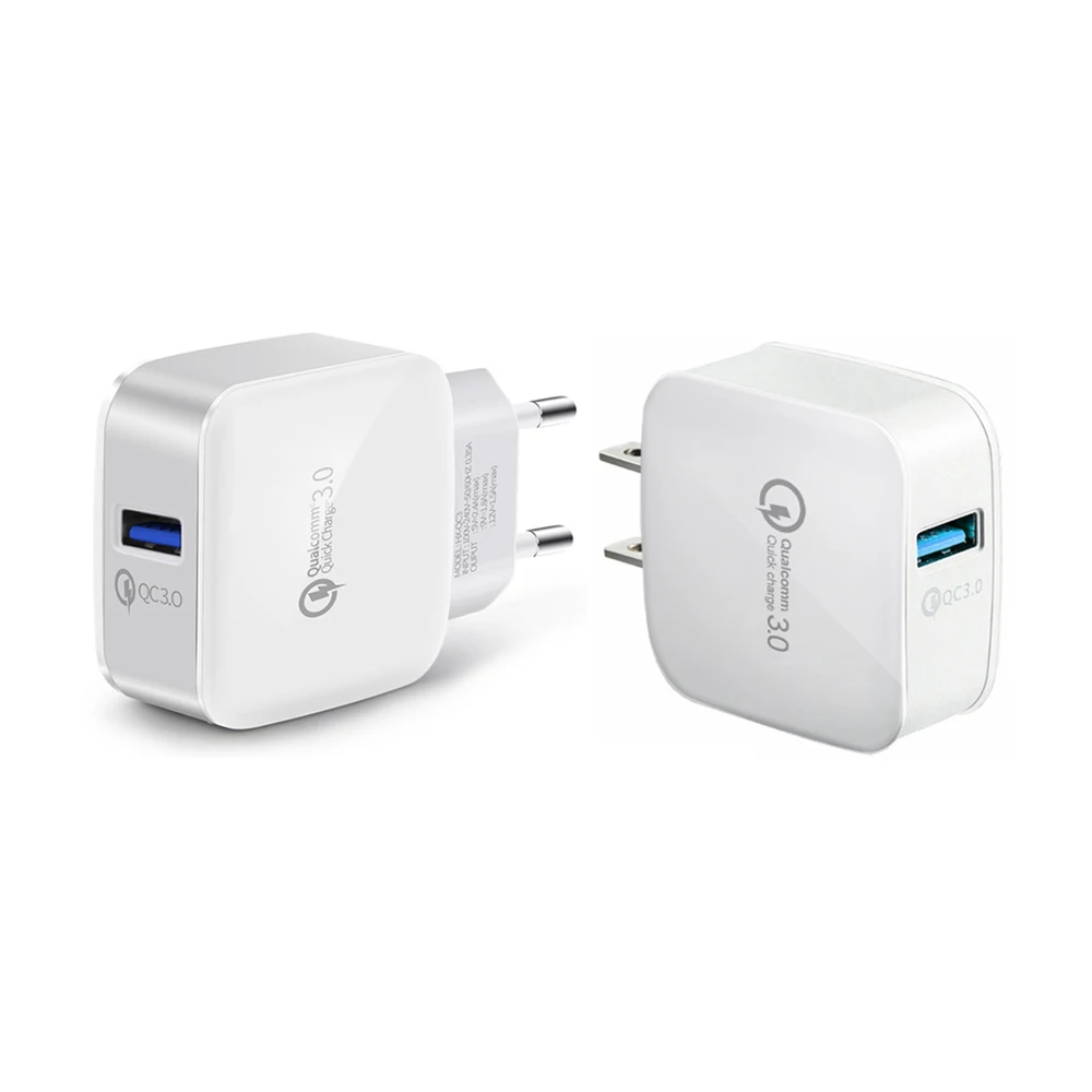 Universal Compatible Qualcomm Quick Charge QC 3.0 USB Wall Fast Charger White