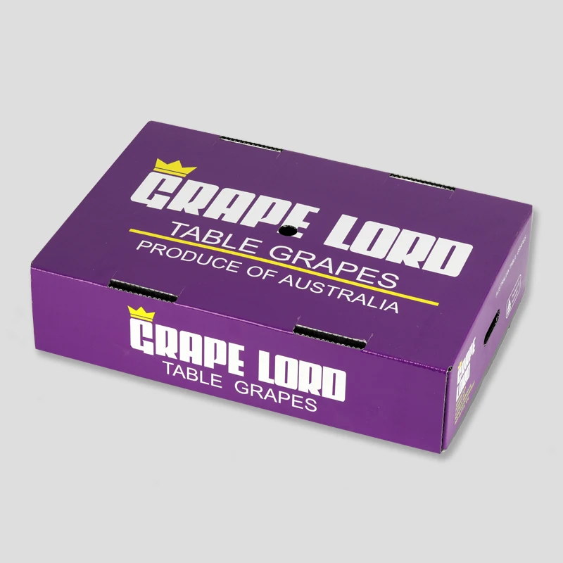 PE Box Low Price Customized Anti-static PE Plastic Storage Box  Wax coated cardboard box for fruit and vegetable packaging