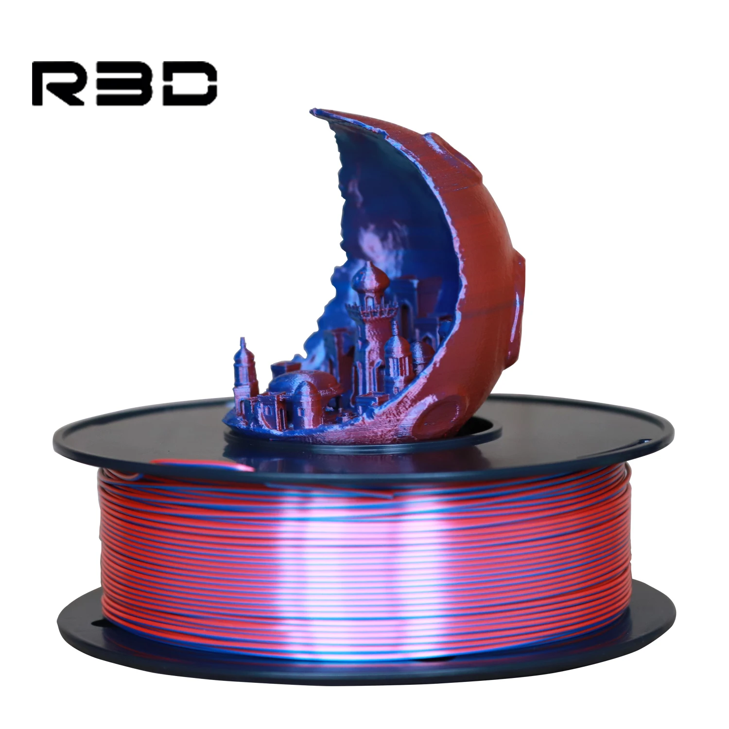Wuhu R3D новейший двухцветный PLA-наполнитель двойного цвета для 3d печати 1 75 мм кг Magic