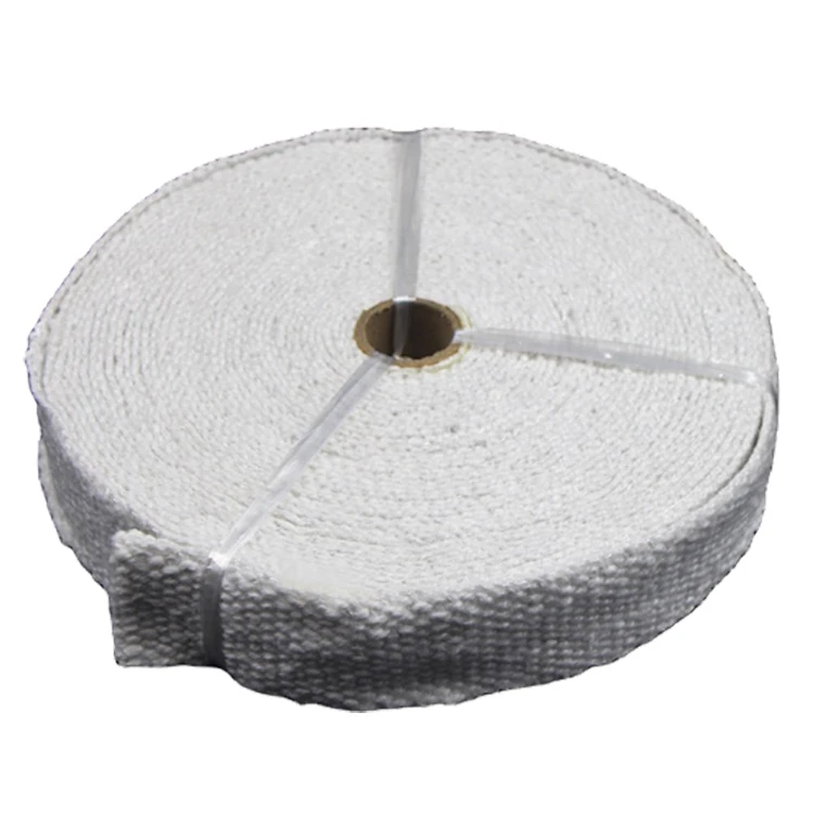 High Temperature Ceramic Fiber Tape / Product For Wrapping Gas Pipe