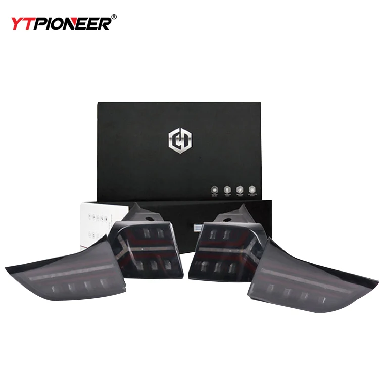 Wholesale Model Y Accessories Car Taillight LED Fishbone Clear Rear Tail Lights For Tesla Model Y