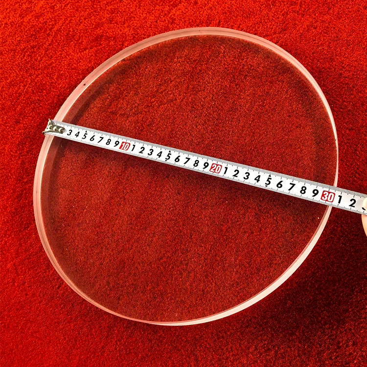 Transparent Circle 25mm Thickness Pyrex Glass Disc Maxos Heat- Resistant Tempered Pyrex Toughened Borosilicate 3.3 Glass