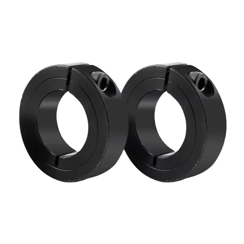 Custom Inch SC45# steel shaft mounting ring Shaft Collar Two Piece Clamp hight quality 2-piece Clamp Type Shaft Collars Clamp