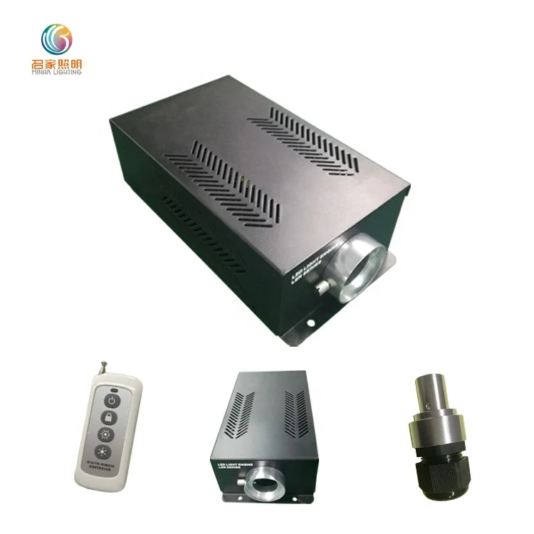 30 Вт одностороннее белое светодиодное оптоволоконное освещение двигателя с DMX для звездного эффекта