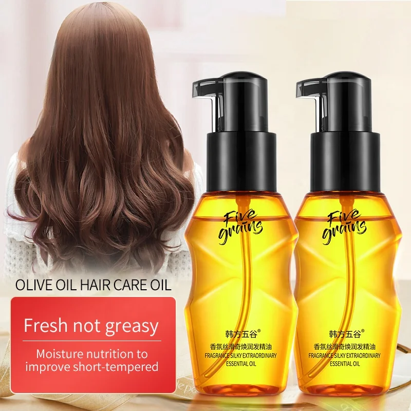 Private label olive oil hair care essential oil hair repairing hair growth oil products