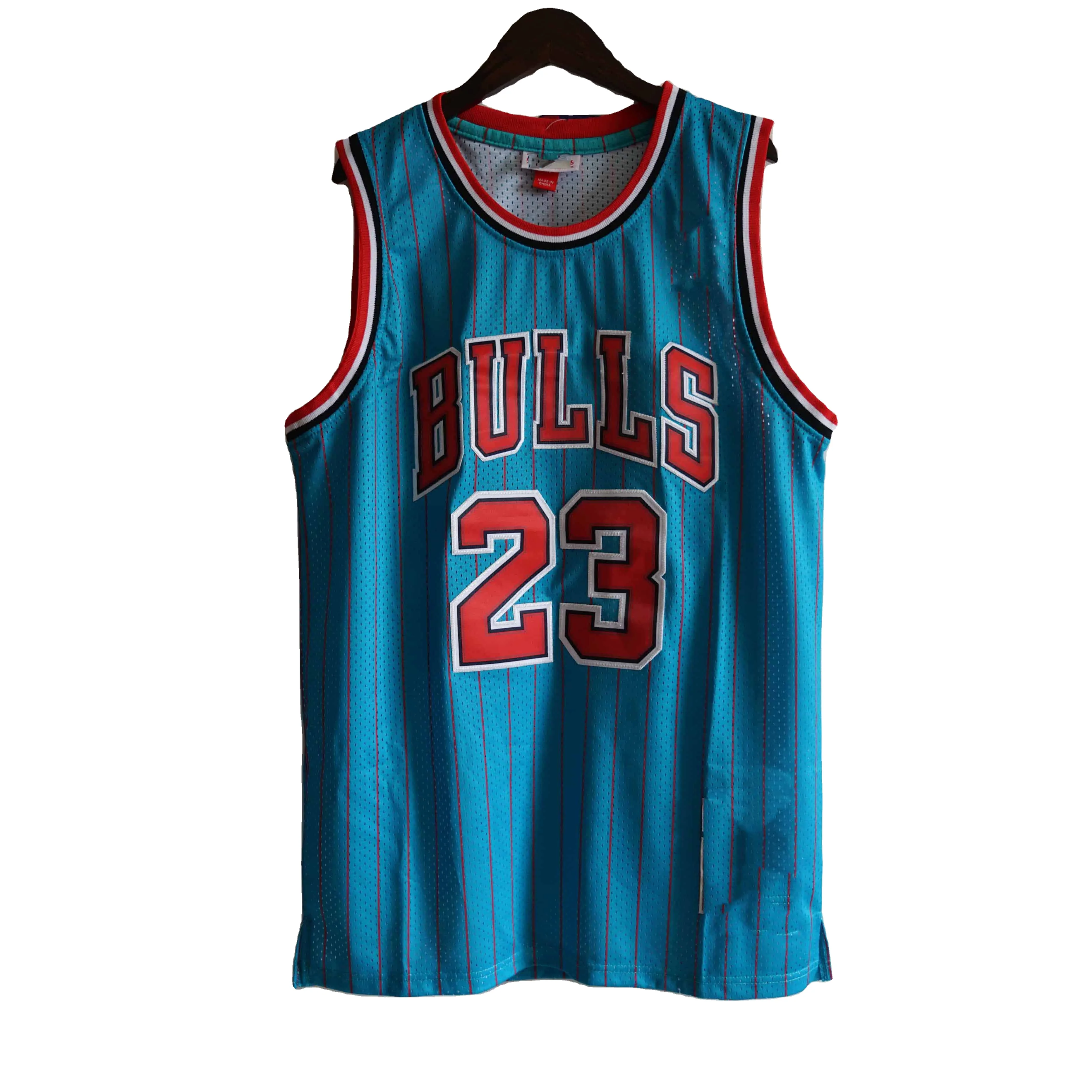
Classic red and blue basketball uniform #23 college team practice basketball wear printing vest loose vintage basketball jersey 