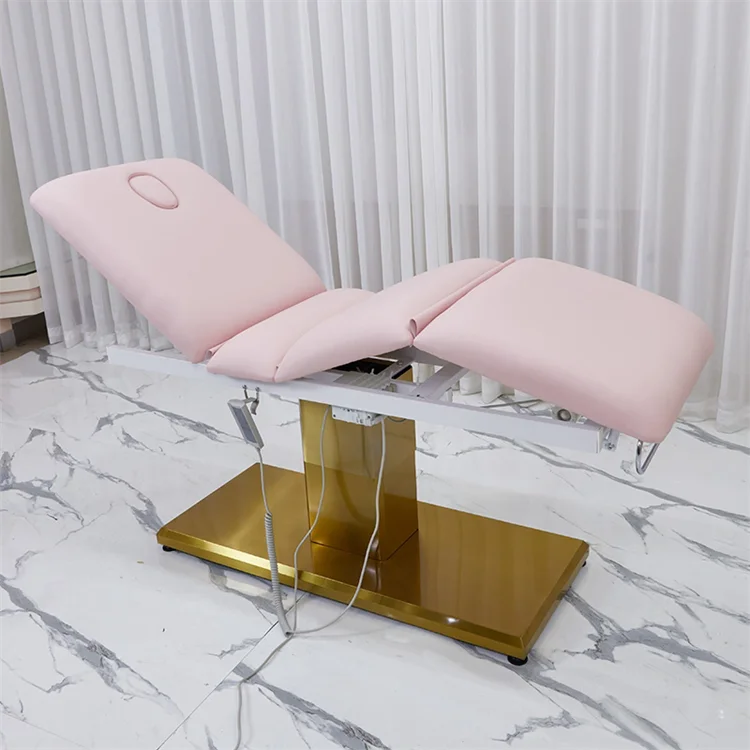 Hot Selling White Modern Design Electric Massage Table 3 Motors Beauty Equipment Cosmetic aesthetic Bed Electric Beauty Bed