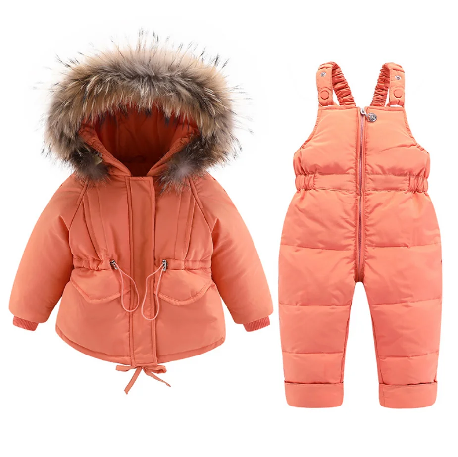 
ChengXi New Style Children Down Jacket Baby Winter Ski Wear Boys And Girls Infant Winter Jacket Baby Boy Parka Snow Set Warm 