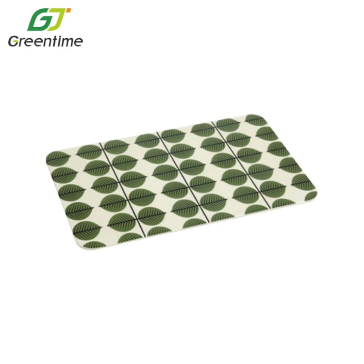 Wholesale High Quality Bpa Free Printing Square Multifunction Wood Bamboo Cutting Board With Handle