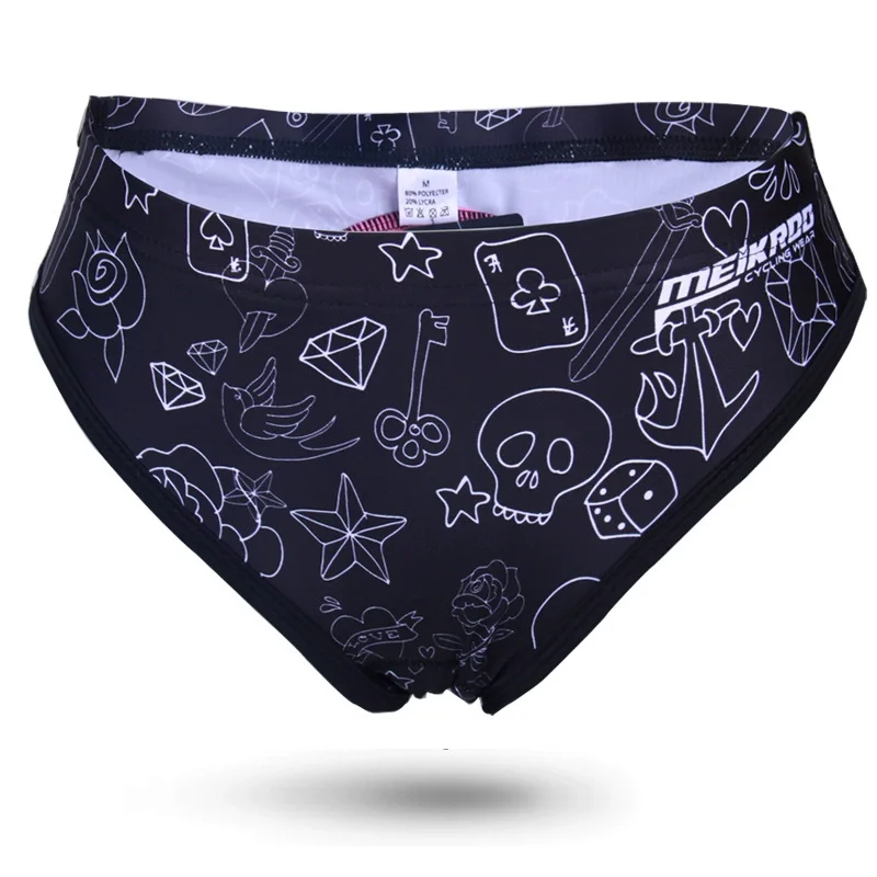 3D Padded Bicycle Cycling Underwear Triangle Shorts Underpants Women