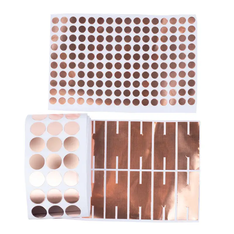 Customized Die Cutting And Punching Type Single Guide Double Guide Copper Foil Adhesive Tape For Sale