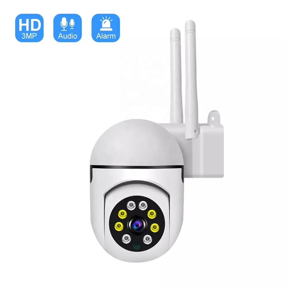 HD 3MP Waterproof Smart IP PTZ WiFi Camera Auto Tracking Surveillance Security Camera Wifi Camera Home Security