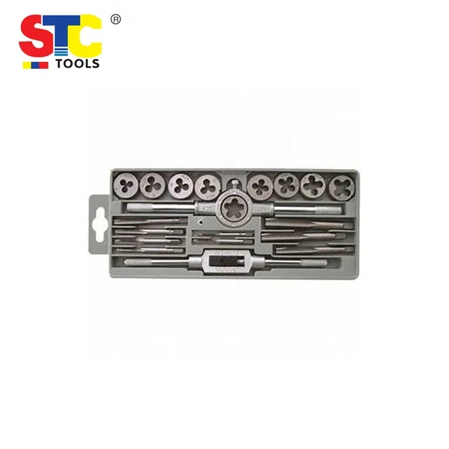 20pcs tap and die set HSS alloy steel screw thread tap thread rolling die tap&die