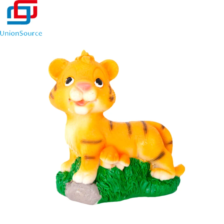 
Christmas Animal Statues Money Box Resin Ornament Tiger Shape Figurines Craft 