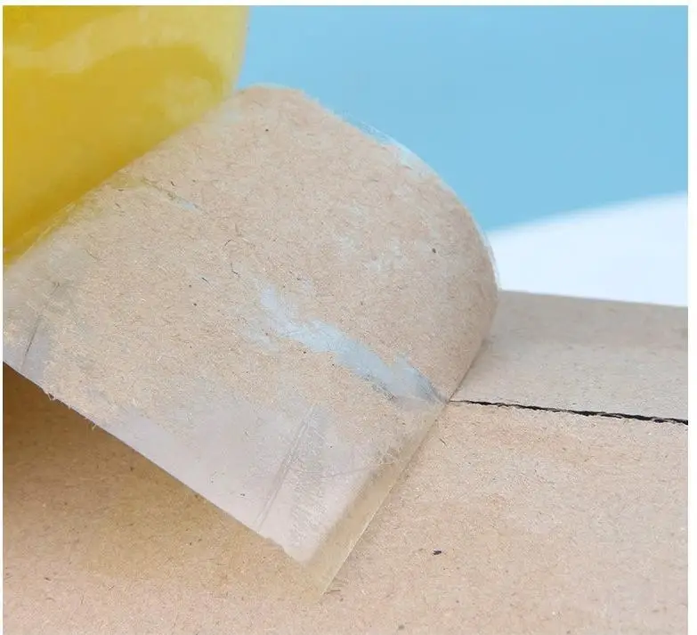 Customized Packaging Yellow Brown Adhesive Tape Bopp Packing Tape  high quality Box Sealing Carton Shipping Waterproof