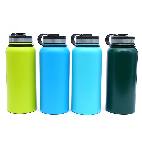 18oz 32oz 40oz 64oz Outdoor Double Walled Stainless Steel Vacuum Insulated Travel Hydrate Flask Water Bottle