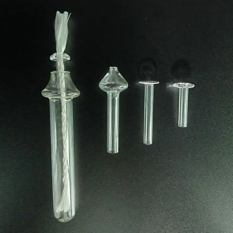 China Manufacturer Home Decoration Round Fiberglass Glass Oil Lamp Wicks