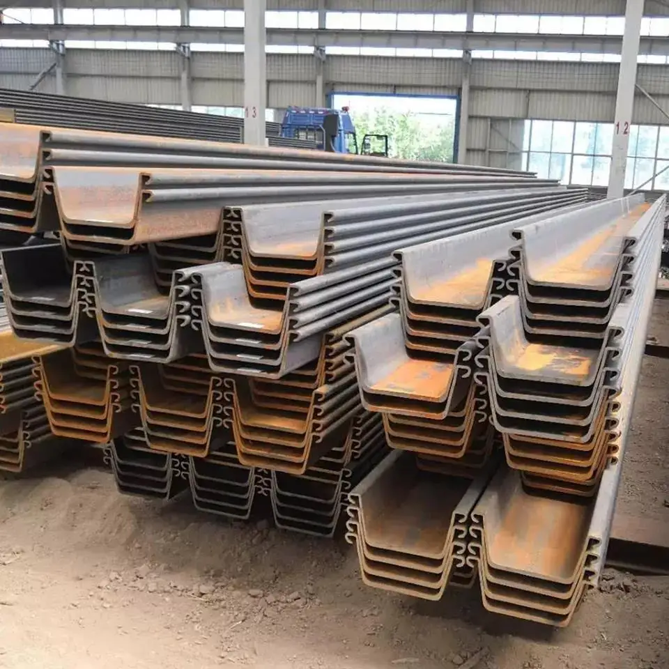 400*100mm 400*170mm Steel Factory Supply Sheet Pile Type 2 Steel Sheet Pile