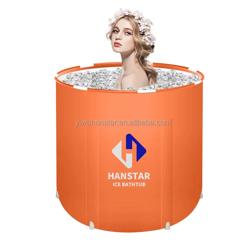 Customized size Ice bath tub fabric three layer ice barrel bath inflatable and portable ice bath