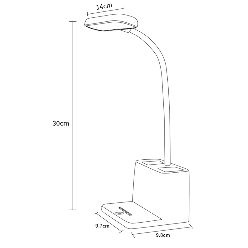 Wholesale Book Foldable Wireless Lampe De Led Cordless Battery Rechargeable Bedside Study Reading Light/desk Lamp/table Lamp