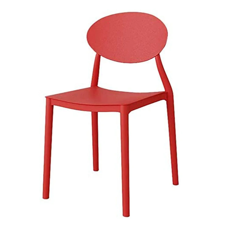 Dining Set Chair Pp Design Plastic Chaise En Plastique Decorative Commercial Chairs Furniture Restaurant Coloured