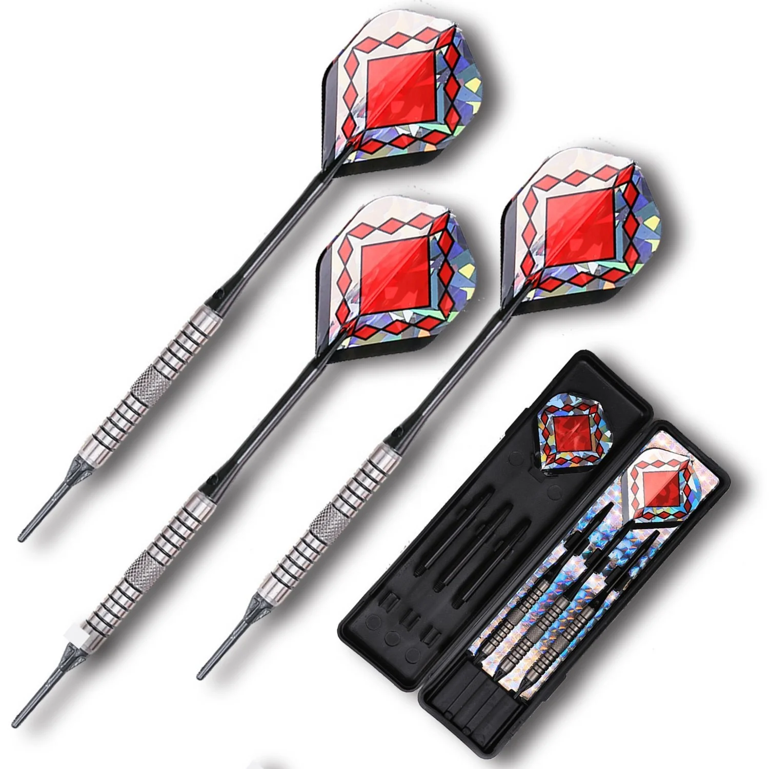Factory Wholesales New design fashion professional 90% tungsten darts for electronic/sisial dartboard