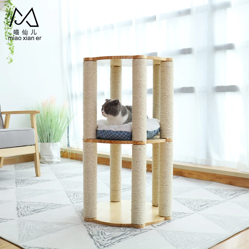 Fun furniture climbing gyms  tree tower cat trees for big cats