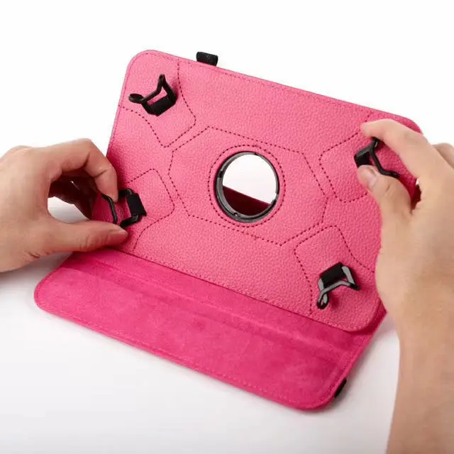 Universal 7 8 10 inch PU Leather Tablet Case 360 Rotation Kickstand Shockproof Protective Tablet Cover