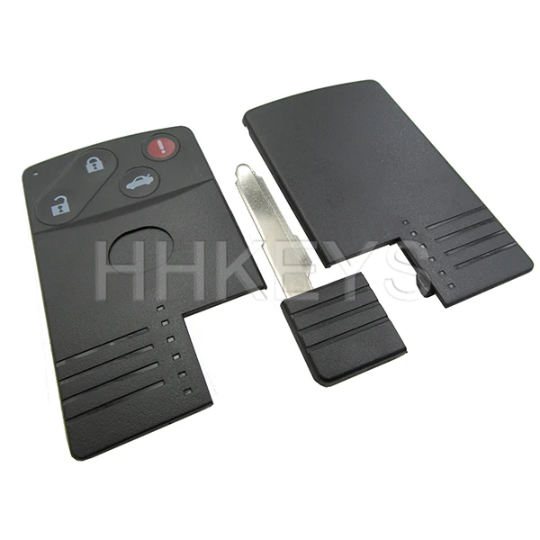 Good quality 3+1 button remote control smart card key case shell with key blade fit for Mazda 3 5 6 CX-7 CX-9 car