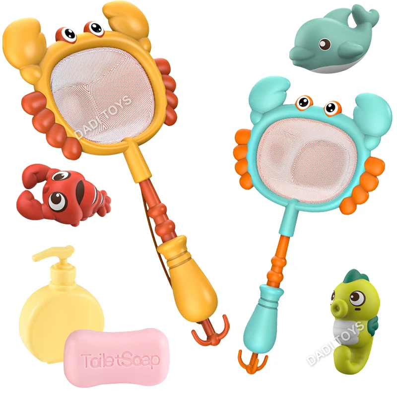 DADI OEM/ODM New Popular Bathroom Fishing Toys Plastic Bath Fishing Toys Game Bath Toys Fish
