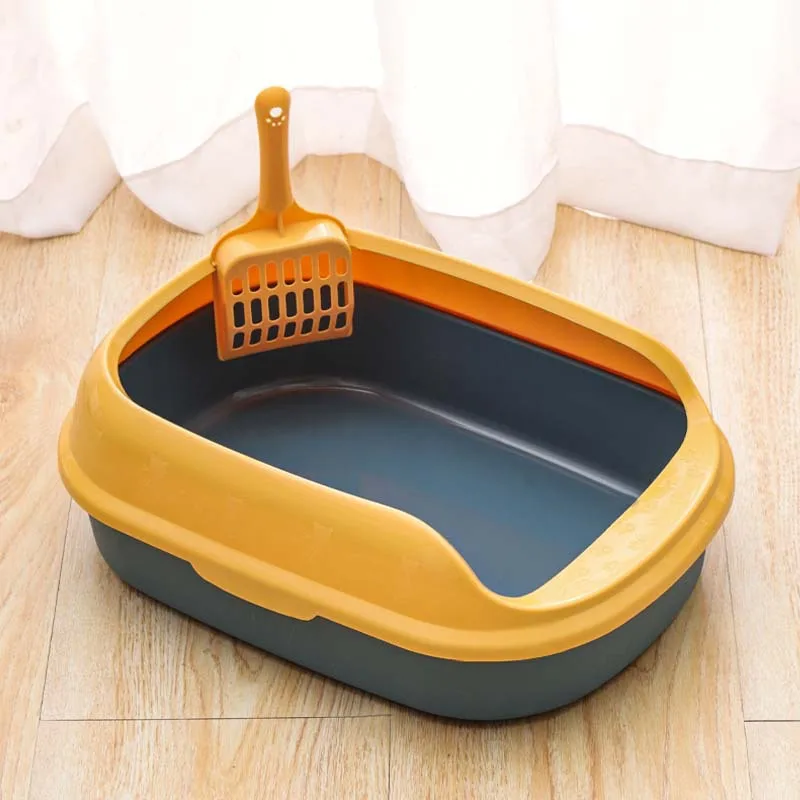 HANDOU wholesale detachable self cleaning cat litter box pet cat litter box with free cat sand shove