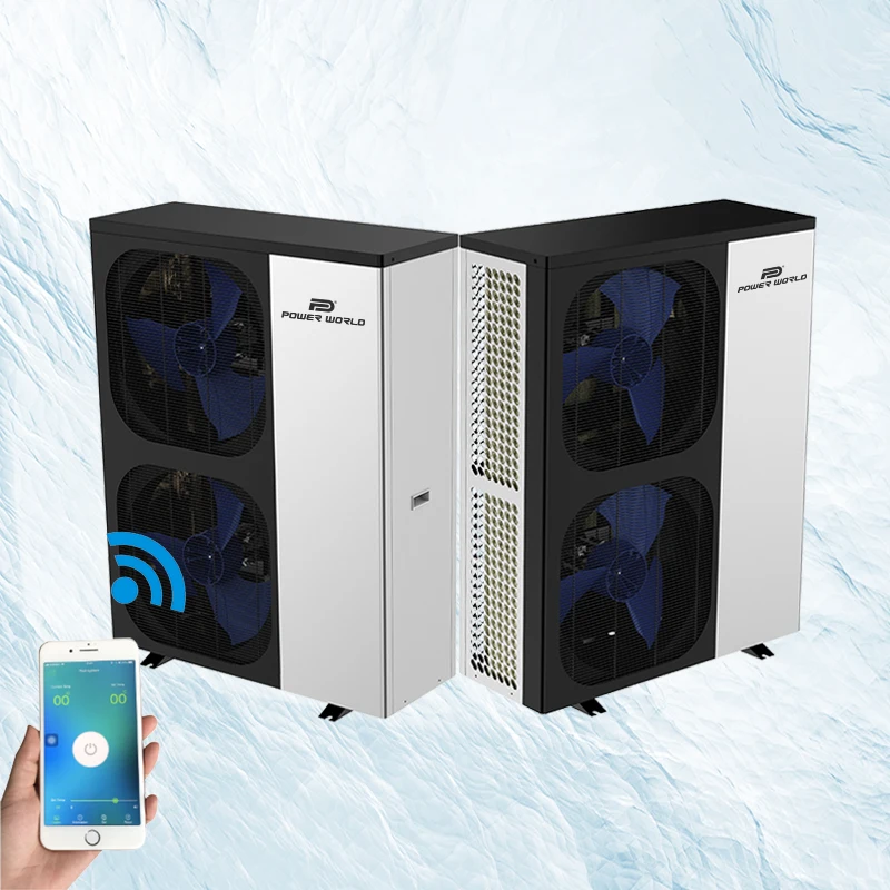 CE A+++ High COP monoblock r32 smart pump full inverter condition control air source heatpump