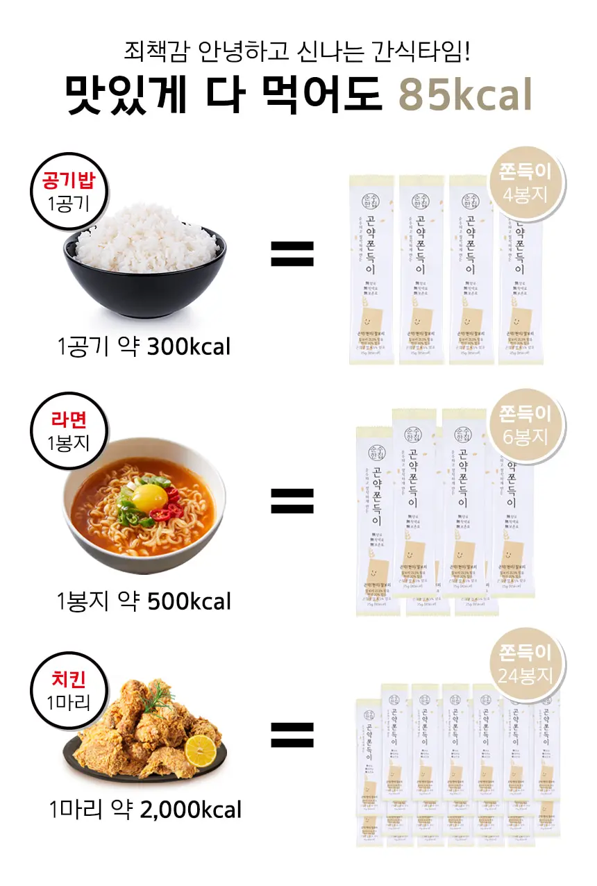 [Konjac jondeugi] Корейский Конжак жевательные закуски чувство сытости калорийное вниз
