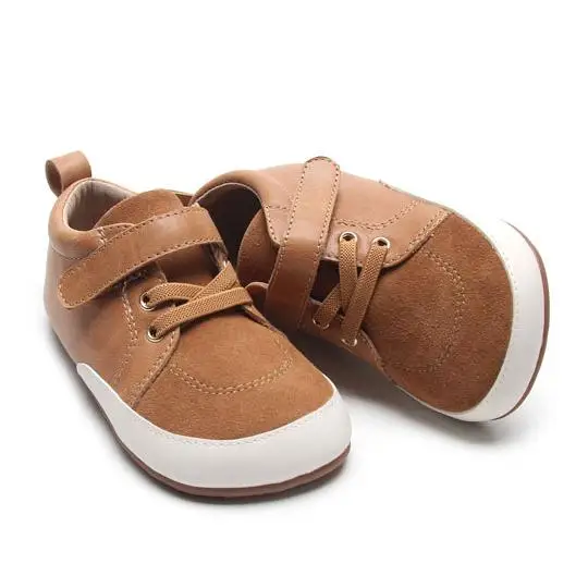 BEIBEIHAPPY Wholesale Genuine Leather 0 Drop Wide Toe Minimalist Barefoot Toddler Boy Girl Kids Baby Ergonomic Casual Shoes