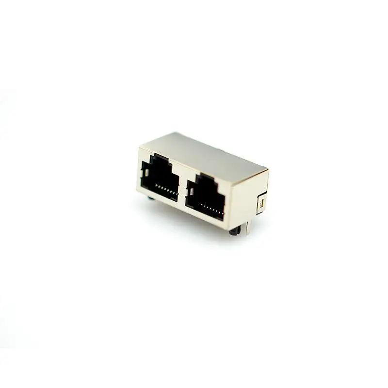 RJ45 Socket 56 1*2 Geen Lichten Netwerk Socket 2 Port 8p8c Geen Verlichting Geen Granaatscherven RJ45 female connector