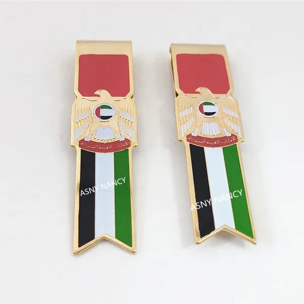 
UAE money clip metal Silver souvenir purse gifts wedding gifts 