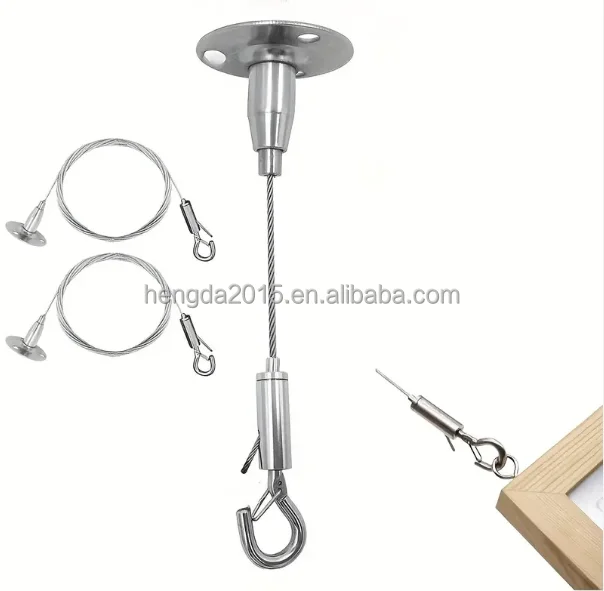 China High Quality OEM Stainless Steel wire and snap hook Cable Gripper For Hanging System