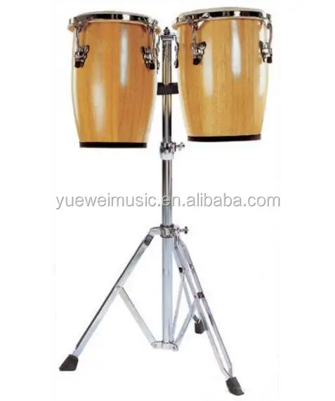 Оптовая продажа популярный мини-ударный музыкальный инструмент барабан Конга с подставкой