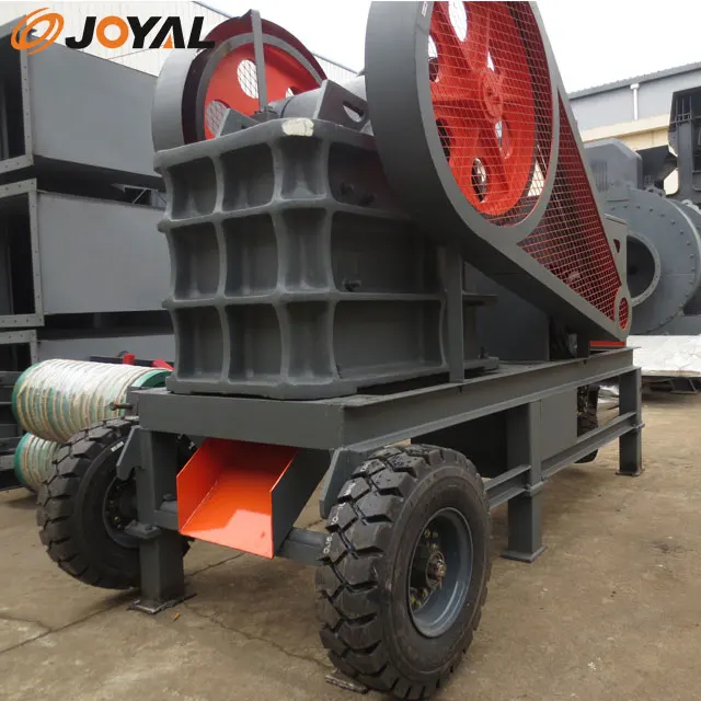 JOYAL Diesel Engine Crusher , mini stone crusher machine price
