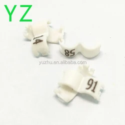 2023 Colorful inside diameter 3mm plastic pigeon clip ring/custom text content