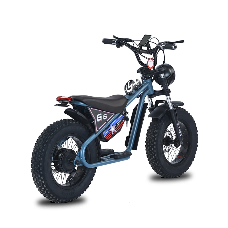 ZX-16 Factory price 16 inches off road Children electric bike 36V350W15Ah retro e-bike carbon steel frame bicycle for kids