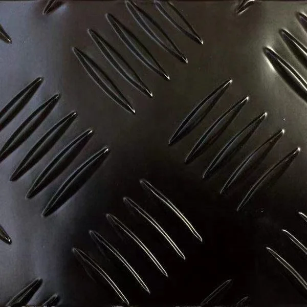 Black powder coated aluminum sheet plate