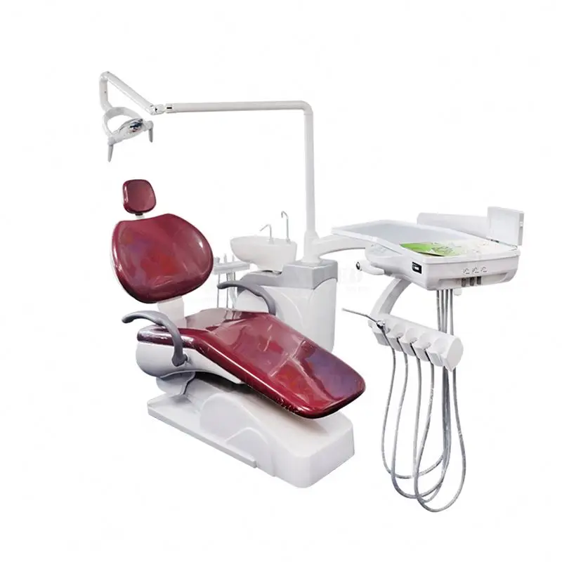 SY-M004 Best Sale Price of Dental Unit Equipments Economic Dental Chair Product with One Dentist Stool