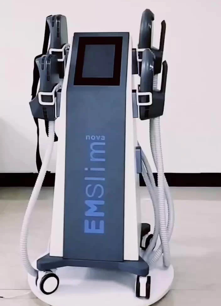 Ems rf sculpting machine body shaping muscle stimulate building fat burning weight loss emslim neo nova 5000w 4 handles hiemt