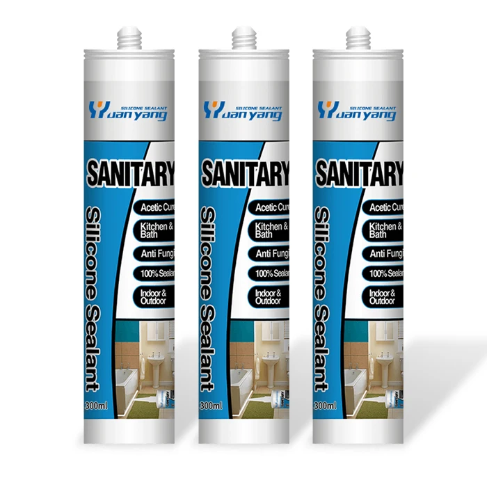 YUANYANG Max-seal Acetic gp clear fast cure silicone sealant with cartridge for caulking