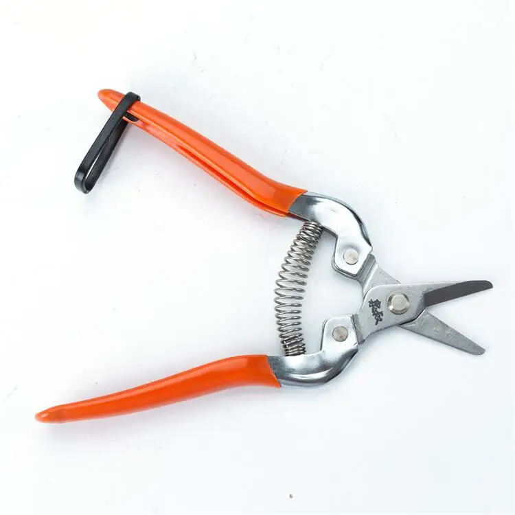 Handle Pruner Shears Garden Pruning Cutting Straight Curved Blade Trimming Scissors